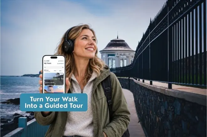 Newport cliff walk audio guide autonome : Demeures de l’âge d’or