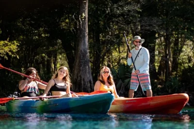Leave the beach crowds behind and paddle holmes creek to cypress springs, snorkeling with a local guide and lunch included. book your eco adventure now.