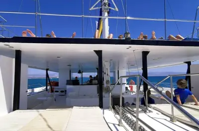 Catamaran Cruise from Limassol: Swim, lunch & open bar