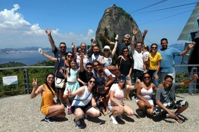 Feel the pulse of rio de janeiro in a full-day tour with christ the redeemer, sugarloaf mountain, selarón steps, barbecue lunch & tickets included.