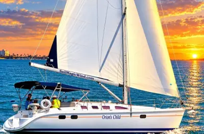 Sunset Sail Fort Myers Beach: 6-Guest Sailboat in the Gulf