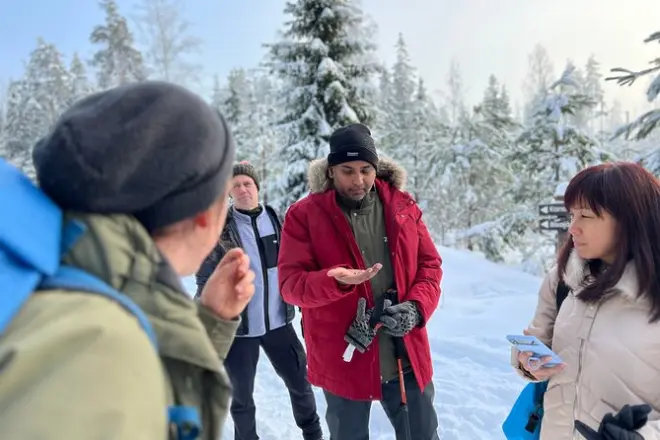 Excursión invernal en Liesjärvi desde Helsinki