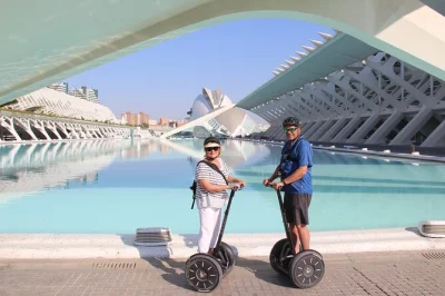 Glide through valencia’s city of arts, turia gardens & beach on a private segway tour with flexible timing, local guide & stops for photos or tapas.