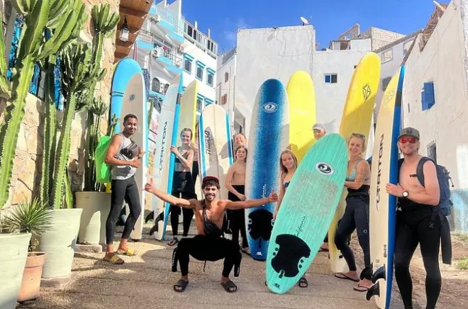 7-tägiges Surf-Abenteuer in Agadir: Tägliche Lektionen & Unterkunft