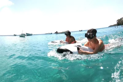Feel the thrill of a seabob ride in curaçao’s clear waters, guided by locals. includes snorkel gear and flexible days for booking. dive in with family-run experts.