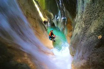 Canyoning Skurda River in Kotor: Rappel waterfalls, jump pools