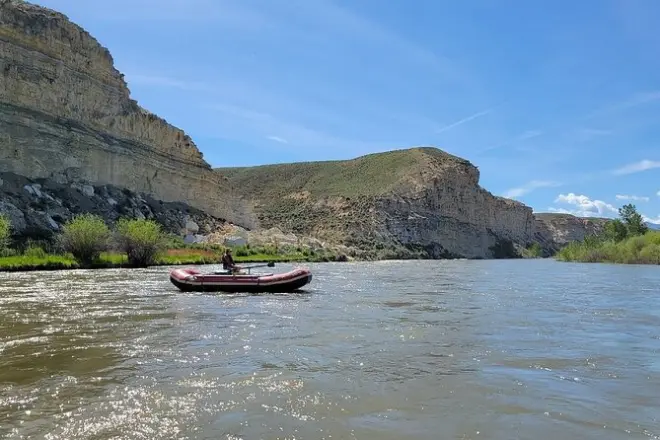 Descente de 2h30 sur la Salmon River : Rafting tranquille en Idaho