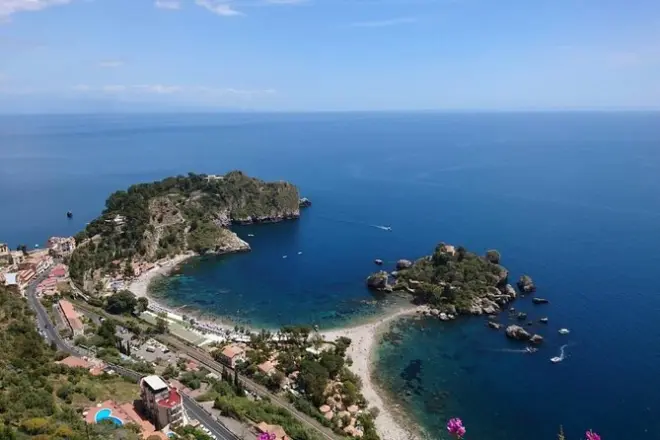 Taormina depuis Messine : Théâtre grec et Isola Bella en privé