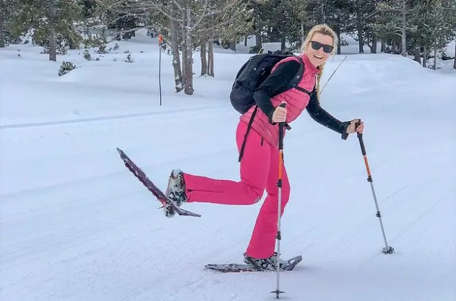Private Winterwanderung mit Schneeschuhen in den Pyrenäen ab Barcelona