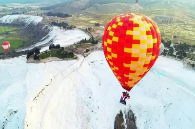 Hot Air Balloon Tour Pamukkale from Fethiye: Sunrise flight