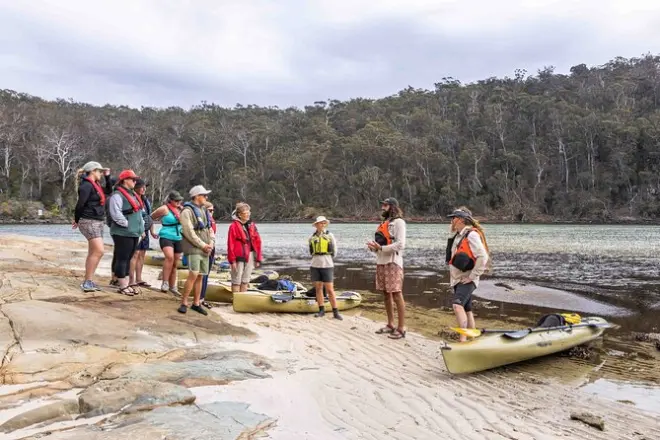 Kajakfahren am Pambula River: Aborigine-Kultur & lokale Geschichten