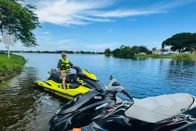 Jet Ski Tour West Palm Beach: Lake Osborne with driving time