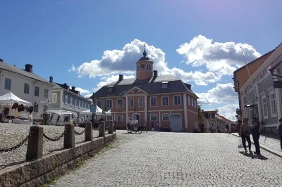 Step into porvoo’s colorful old streets, see finland’s oldest supermarket, visit a medieval church and castle hill, with private guide and pickup included.