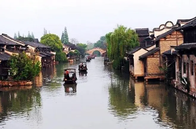 Transfert de Suzhou à Hangzhou avec arrêt à Wuzhen Water Town
