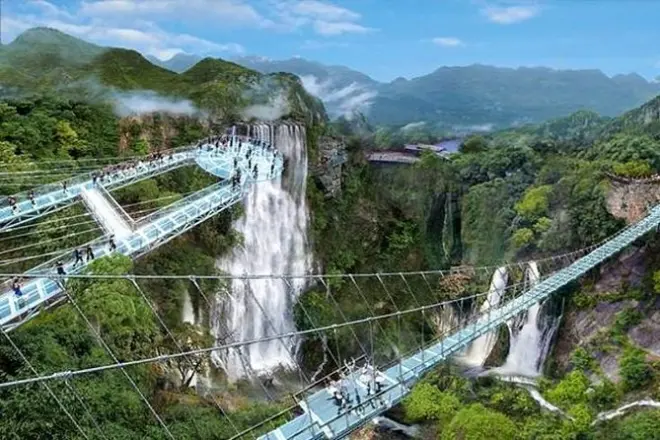 Private Tour zum Gulong Canyon mit Glasbrücke ab Guangzhou