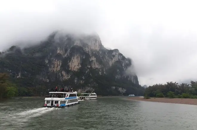 Croisière sur la rivière Li de Guilin à Yangshuo : Visite de la grotte de la Flûte de roseau