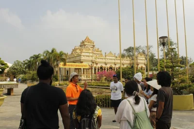 Start your mekong delta day trip from ho chi minh city with a ride to my tho, vinh trang pagoda, tuk tuk village tour, sampan rowing, and lunch included.