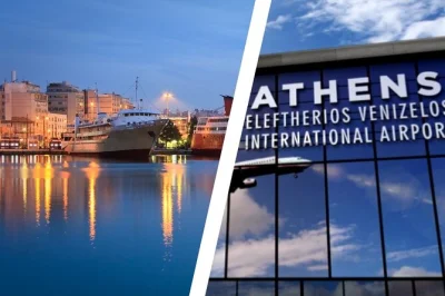 Step off your ship at piraeus port & head straight to athens airport in comfort. private transfer, english-speaking driver, bottled water, wifi, pickup included.