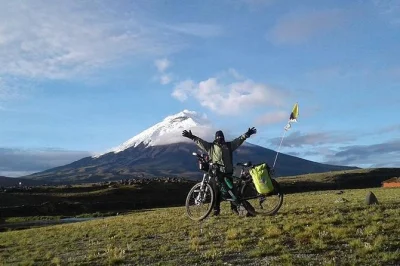Feel the wind on a cotopaxi volcano bike tour, hike to the glacier, enjoy a picnic lunch, and explore limpiopungo lagoon. includes transport and bilingual guide.