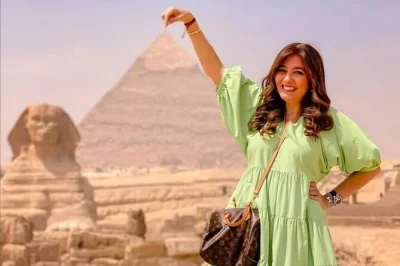 Feel the ancient energy of giza’s pyramids, ride camels by the sphinx, and see tutankhamun’s treasures at the grand egyptian museum. includes hotel pickup and lunch.