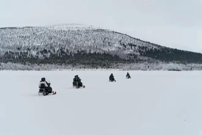 Snowmobile Tour in Kiruna: Drive Remote Lapland