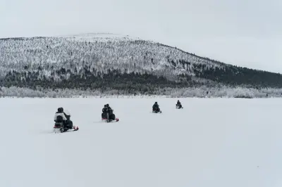 Snowmobile Tour in Kiruna: Drive Remote Lapland