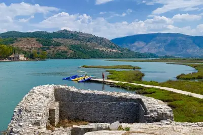 Kajakfahren von Butrint zur Burg Ali Paschas, Albanien