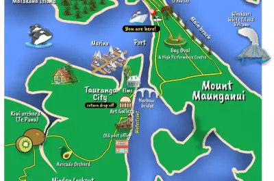 Tauranga 2-Stunden-Bustour: Mount Maunganui, Hafen & Aussichtspunkt