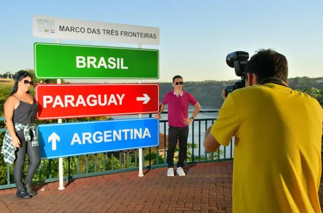 Foz do Iguaçu city tour: Three Borders sunset view
