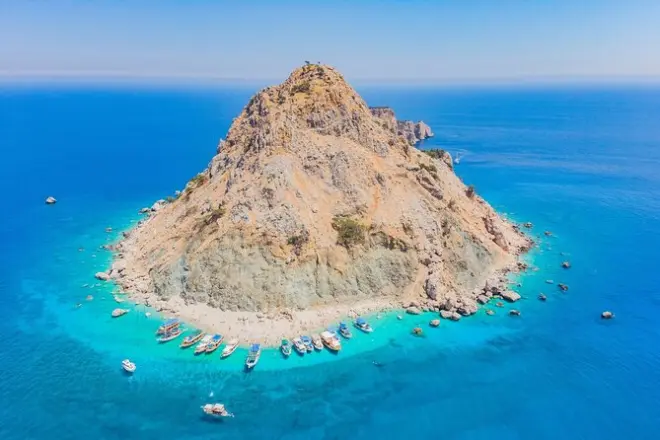 Île Suluada depuis Kemer : Baignade dans trois baies magnifiques