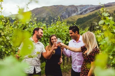 Feel the heart of queenstown’s wine country with tastings at four wineries, a guided cave tour, and local stories. includes pickup and expert guide.