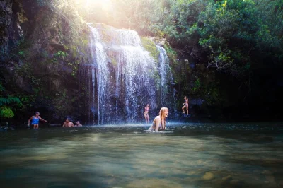 Erlebe ziplining in kohala, schwimme unter einem privaten wasserfall und genieße ein picknick mit küstenblick. inkl. abholung und naturführer.