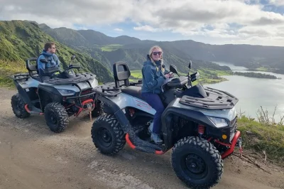 Feel the wind on são miguel’s wild trails by quad bike, riding to sete cidades crater, hidden rally tracks, and ocean views—includes guide, helmet & fuel.