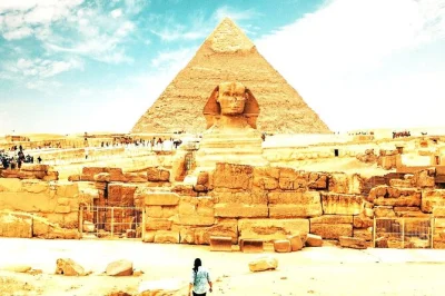 Feel the desert air at giza’s pyramids, step inside ancient tombs, ride a camel by the sphinx, and share lunch with your egyptologist guide. includes hotel pickup.