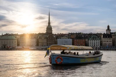 Glide through stockholm’s waterways on a quiet electric boat, see the vasa museum up close, and pass royal landmarks with a local guide. includes captain.