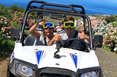 Feel the wind as you drive your own utv through terceira’s wild west & center, with a local guide, hotel pickup in angra do heroísmo, and all fees included.