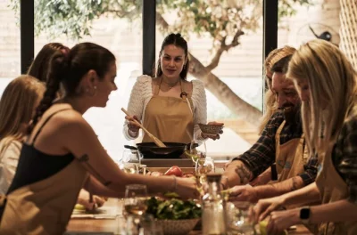 Let a local chef guide you through athens’ bustling market, then cook & share classic greek dishes in a private garden home. includes transfer & unlimited wine.