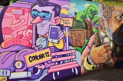 Feel medellin’s transformation with comuna 13 street art, metrocable views, and pueblito paisa. includes hotel pickup, lunch, and local guides for a seamless day.