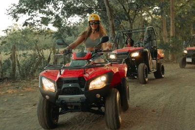 Ride atvs or buggies from tamarindo or conchal to wild beaches, black sand, and rivers. includes test ride, guide, gear, and fresh fruit—book your adventure now.