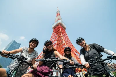 Feel tokyo’s neighborhoods up close by e-bike, from tsukiji to odaiba or the imperial palace, with local snacks and a friendly guide. includes e-bike rental.