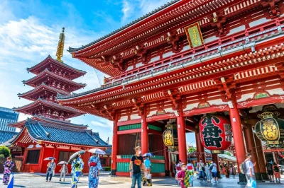 Commencez votre matinée à tokyo avec des sushis au marché de tsukiji, baladez-vous dans la quiétude du sanctuaire meiji et goûtez aux saveurs d’asakusa—entrée et guide inclus.