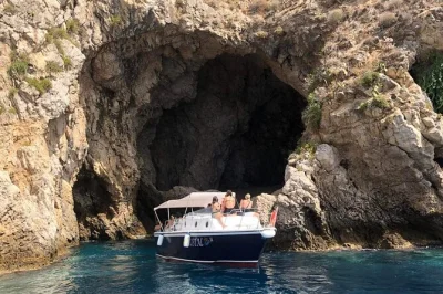 Feel the sea breeze on a taormina boat tour from giardini naxos, swim at isola bella marine park, explore sea caves, and toast with prosecco & almond treats. includes swimming stop.