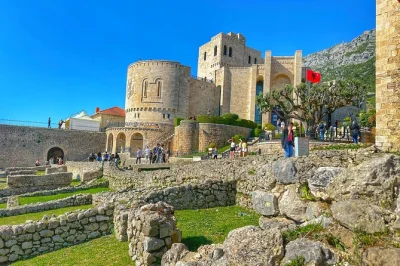 Feel the spirit of kruja on a day trip from tirana, wander the old bazaar, explore kruja castle, and visit sari salltik viewpoint. includes pickup & entrance fees.