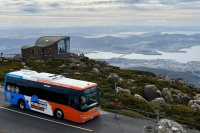 Feel the wild air atop kunanyi/mt wellington, hop off for alpine walks, and enjoy flexible return to hobart. includes summit access, local guide, all-day bus pass.