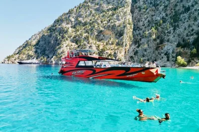 Feel the rush on a fast boat from rhodes to symi, wander pastel harbors, and swim at st george’s bay. includes 3 hours on symi and return transfer.