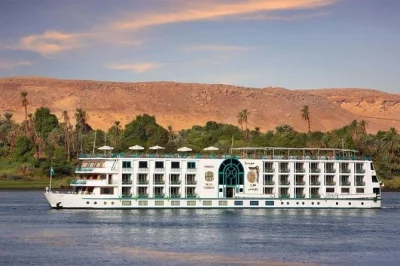 Step aboard a nile cruise from aswan to luxor, exploring ancient temples, the valley of the kings, and local stories with an egyptologist guide. includes all entry fees.