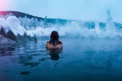 Slip into chena hot springs from fairbanks, tour the aurora ice museum, and search for the northern lights with a local guide—includes pickup and hot springs entry.