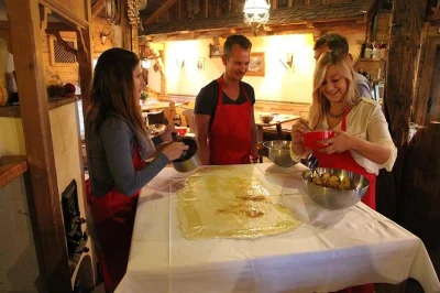 Hands-on apple strudel class in salzburg with local chef, small group, lunch included. make classic desserts and enjoy goulash or veggie stew after baking.