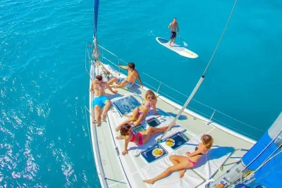 Feel the breeze on a private los cabos sailing cruise, pass el arco, snorkel in a secluded bay, and enjoy open bar plus lunch. includes hotel pickup.