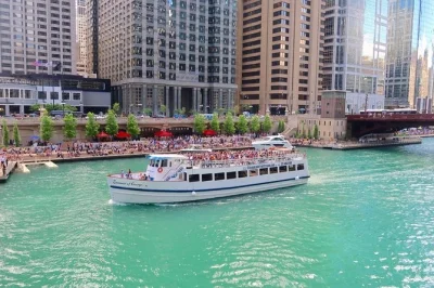 Feel the pulse of chicago on a 90-minute river cruise with live architecture guide, outside seating, and bar—see navy pier, chinatown, and more. reserve your spot early.